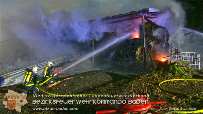 20231105 Großbrand in Klein-Mariazell Altenmarkt a.d.Triesting  Foto: Stefan Schneider