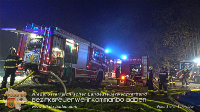 20231105 Großbrand in Klein-Mariazell Altenmarkt a.d.Triesting  Foto: Stefan Schneider