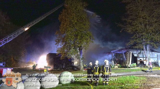20231105 Großbrand in Klein-Mariazell Altenmarkt a.d.Triesting  Foto: Stefan Schneider