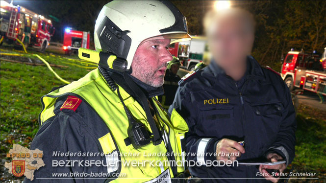 20231105 Großbrand in Klein-Mariazell Altenmarkt a.d.Triesting  Foto: Stefan Schneider