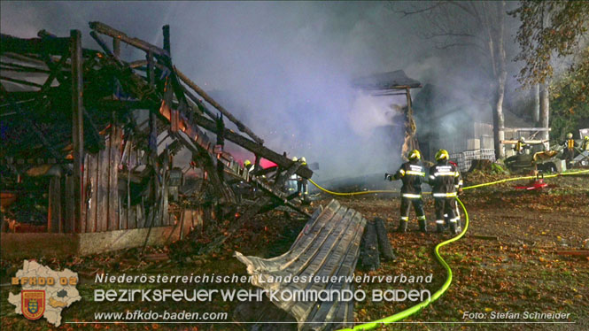 20231105 Großbrand in Klein-Mariazell Altenmarkt a.d.Triesting  Foto: Stefan Schneider