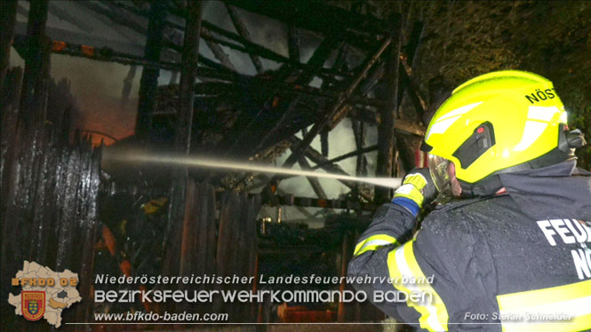 20231105 Großbrand in Klein-Mariazell Altenmarkt a.d.Triesting  Foto: Stefan Schneider