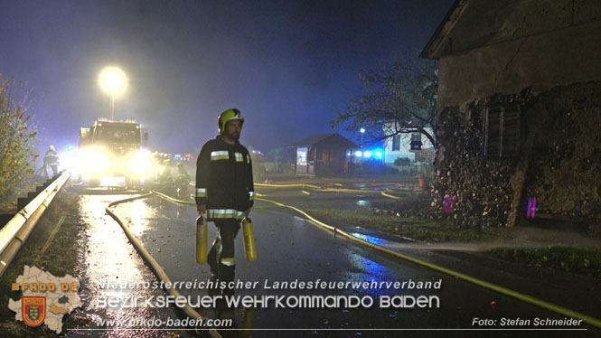 20231105 Großbrand in Klein-Mariazell Altenmarkt a.d.Triesting  Foto: Stefan Schneider