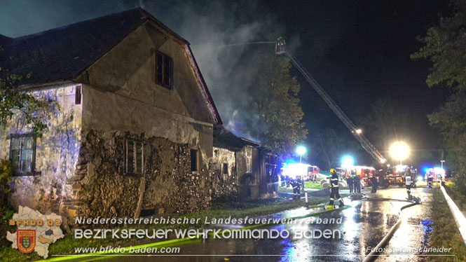 20231105 Großbrand in Klein-Mariazell Altenmarkt a.d.Triesting  Foto: Stefan Schneider