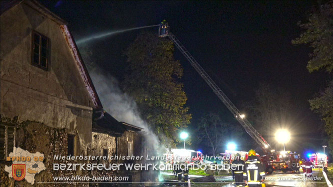 20231105 Großbrand in Klein-Mariazell Altenmarkt a.d.Triesting  Foto: Stefan Schneider