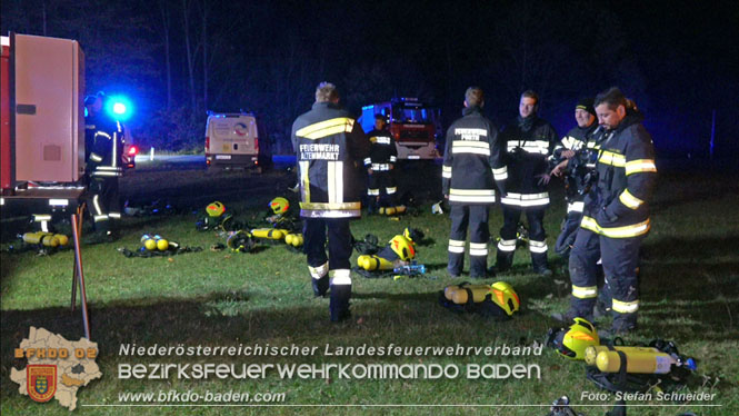 20231105 Großbrand in Klein-Mariazell Altenmarkt a.d.Triesting  Foto: Stefan Schneider