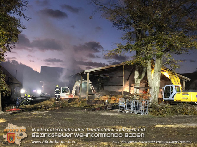 20231105 Großbrand in Klein-Mariazell Altenmarkt a.d.Triesting  Foto: Stefan Schneider