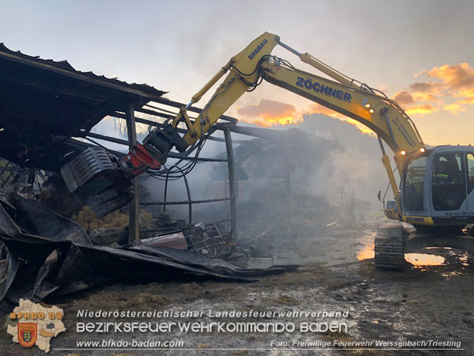 20231105 Großbrand in Klein-Mariazell Altenmarkt a.d.Triesting  Foto: Stefan Schneider