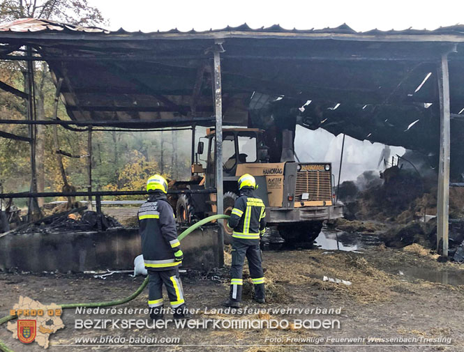 20231105 Großbrand in Klein-Mariazell Altenmarkt a.d.Triesting  Foto: Stefan Schneider