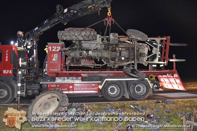 20231127 VU Reisenberg L161 - Frau unter Traktor eingeklemmt  Foto: Thomas Lenger Monatsrevue.at