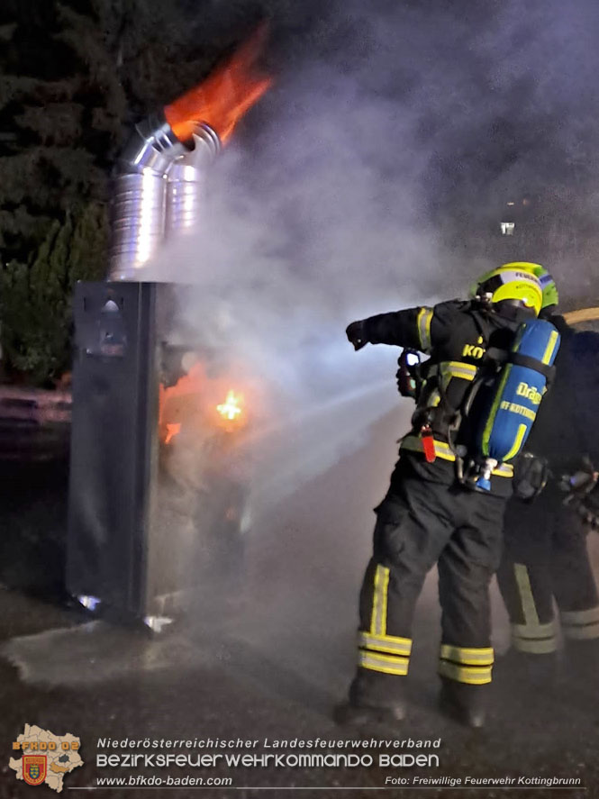 20231128 Brand in einem Kottingbrunner Gewerbebetrieb Foto: Freiwillige Feuerwehr Kottingbrunn 20231128 Brand in einem Kottingbrunner Gewerbebetrieb Foto: Freiwillige Feuerwehr Kottingbrunn