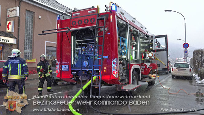 20231209 Wohnungsbrand in Hirtenberg  Foto: Stefan Schneider