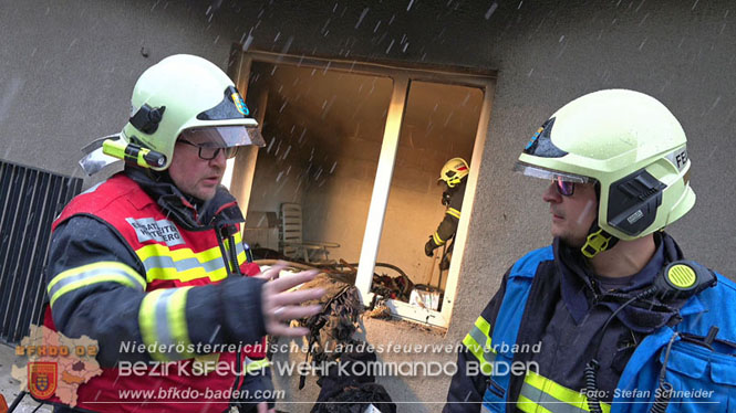 20231209 Wohnungsbrand in Hirtenberg Foto: Stefan Schneider