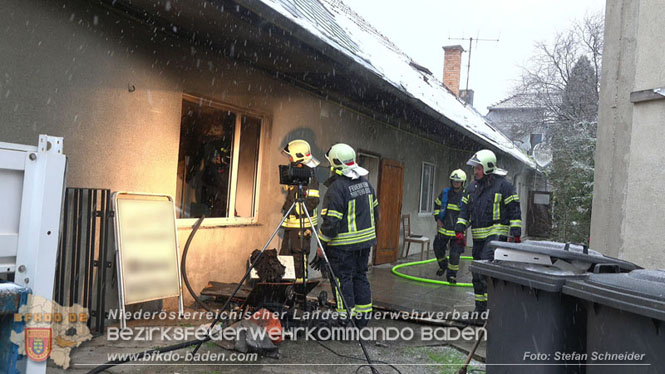 20231209 Wohnungsbrand in Hirtenberg Foto: Stefan Schneider