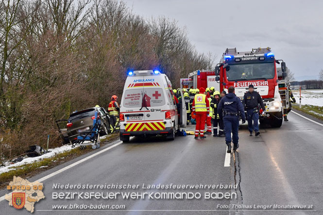 20231210 Bezirksübergreifende Menschenrettung nach Verkehrsunfall aug der B60 zwischen Pottendorf (BN) und Ebenfurth (WN) 20231210 Bezirksübergreifende Menschenrettung nach Verkehrsunfall aug der B60 zwischen Pottendorf (BN) und Ebenfurth (WN)