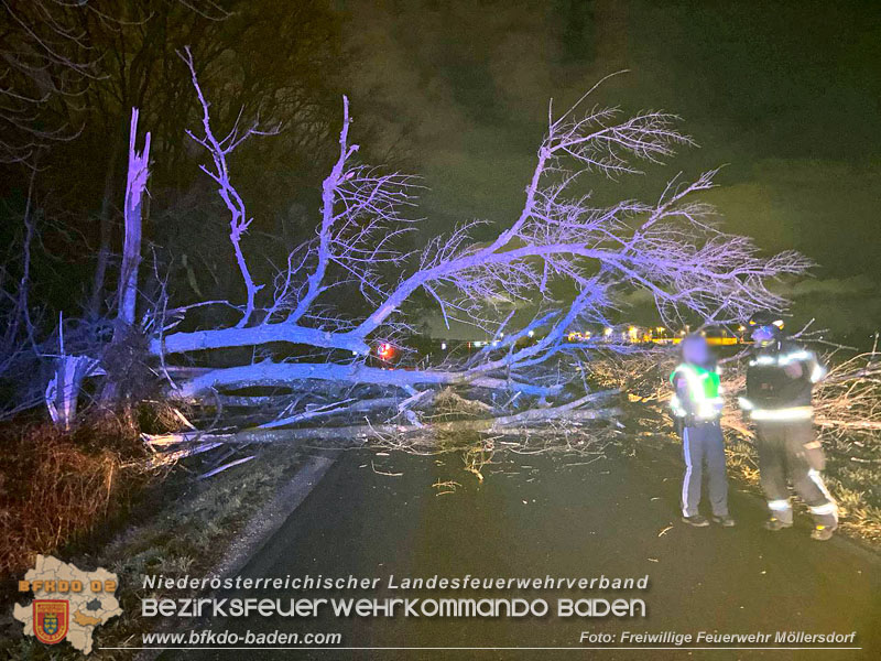 20231221 Sturmtief Zoltan erreicht Möllersdorf  Foto: Freiwillige Feuerwehr Möllersdorf