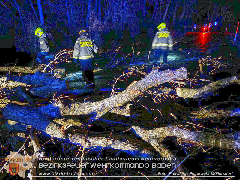 20231221 Sturmtief Zoltan erreicht Möllersdorf  Foto: Freiwillige Feuerwehr Möllersdorf