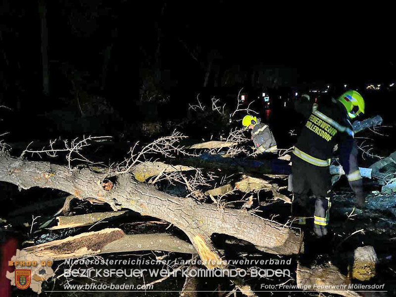 20231221 Sturmtief Zoltan erreicht Möllersdorf  Foto: Freiwillige Feuerwehr Möllersdorf