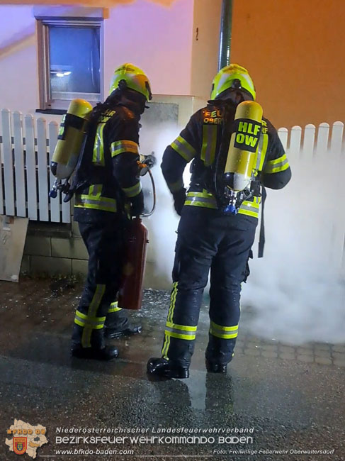 20231222 Elektrobrand in den Nachtstunden in Oberwaltersdorf Foto: FF Oberwaltersdorf 20231222 Elektrobrand in den Nachtstunden in Oberwaltersdorf Foto: FF Oberwaltersdorf