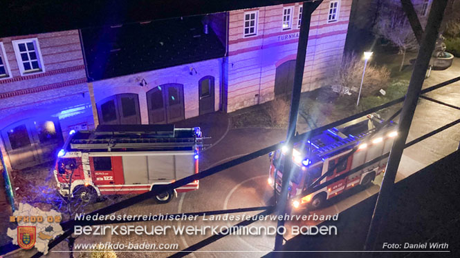 Sturmtief Zoltan über Bad Vöslau - 25 wetterbedingte Einsätze zu Weihnachten!  Foto: Daniel Wirth