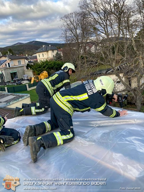 Sturmtief Zoltan über Bad Vöslau - 25 wetterbedingte Einsätze zu Weihnachten!  Foto: Daniel Wirth