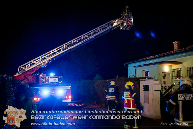 Sturmtief Zoltan über Bad Vöslau - 25 wetterbedingte Einsätze zu Weihnachten!  Foto: Daniel Wirth