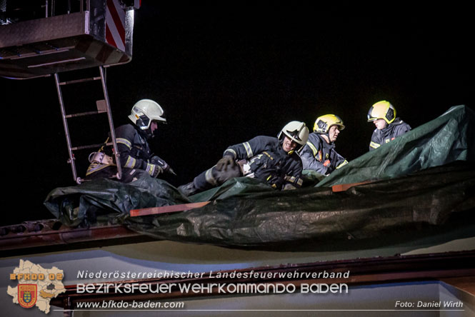 Sturmtief Zoltan über Bad Vöslau - 25 wetterbedingte Einsätze zu Weihnachten!  Foto: Daniel Wirth