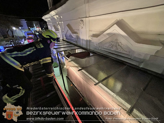 202312 40 Unwettereinsätze in der Stadt Baden wegen Sturmtief "Zoltan" Foto: Freiwillige Feuerwehr Baden-Stadt / Matteo Jankowitsch 202312 40 Unwettereinsätze in der Stadt Baden wegen Sturmtief "Zoltan" Foto: Freiwillige Feuerwehr Baden-Stadt / Matteo Jankowitsch