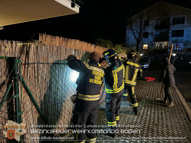 202312 40 Unwettereinsätze in der Stadt Baden wegen Sturmtief "Zoltan" Foto: Freiwillige Feuerwehr Baden Weikersdorf 202312 40 Unwettereinsätze in der Stadt Baden wegen Sturmtief "Zoltan" Foto: Freiwillige Feuerwehr Baden Weikersdorf