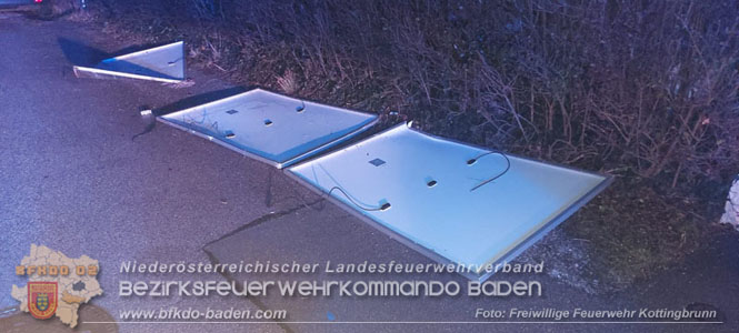 Sturmtief "Zoltan" fordert FF Kottingbrunn gleich 30 Mal Foto: Freiwillige Feuerwehr Kottingbrunn Sturmtief "Zoltan" fordert FF Kottingbrunn gleich 30 Mal Foto: Freiwillige Feuerwehr Kottingbrunn