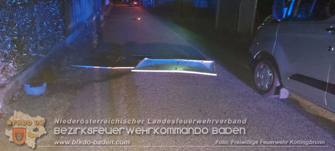 Sturmtief "Zoltan" fordert FF Kottingbrunn gleich 30 Mal Foto: Freiwillige Feuerwehr Kottingbrunn Sturmtief "Zoltan" fordert FF Kottingbrunn gleich 30 Mal Foto: Freiwillige Feuerwehr Kottingbrunn