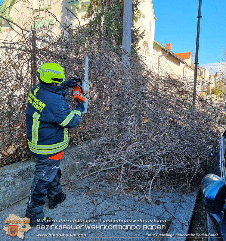 20240104 Sturm über Baden  Foto: Freiwillige Feuerwehr Baden-Stadt