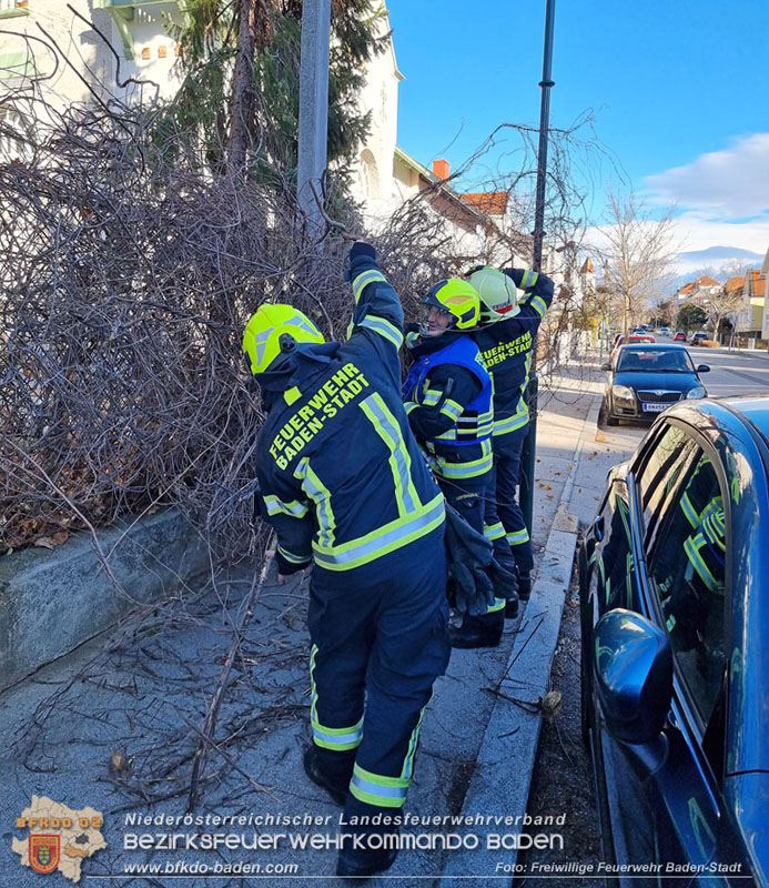 20240104 Sturm über Baden  Foto: Freiwillige Feuerwehr Baden-Stadt