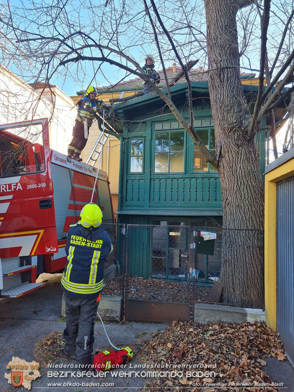 20240104 Sturm über Baden  Foto: Freiwillige Feuerwehr Baden-Stadt