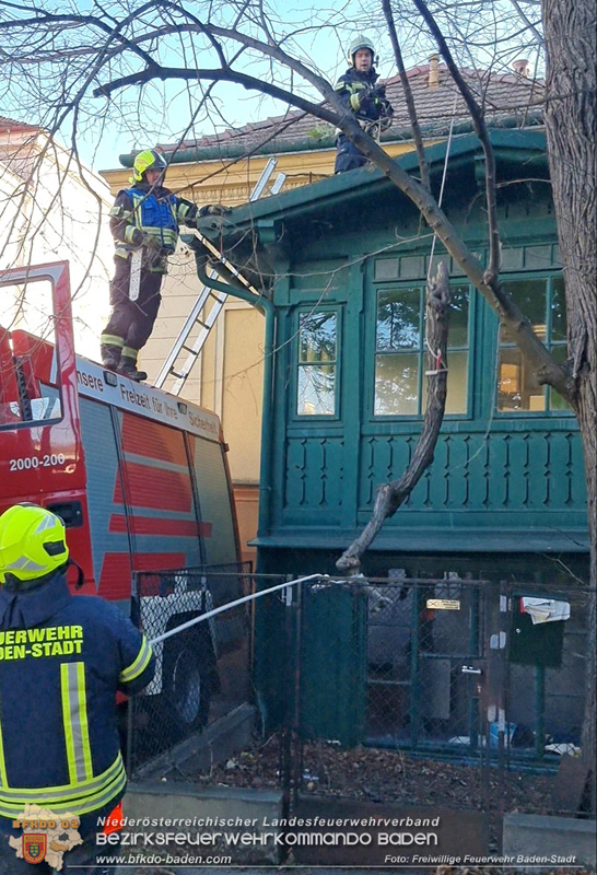 20240104 Sturm über Baden  Foto: Freiwillige Feuerwehr Baden-Stadt