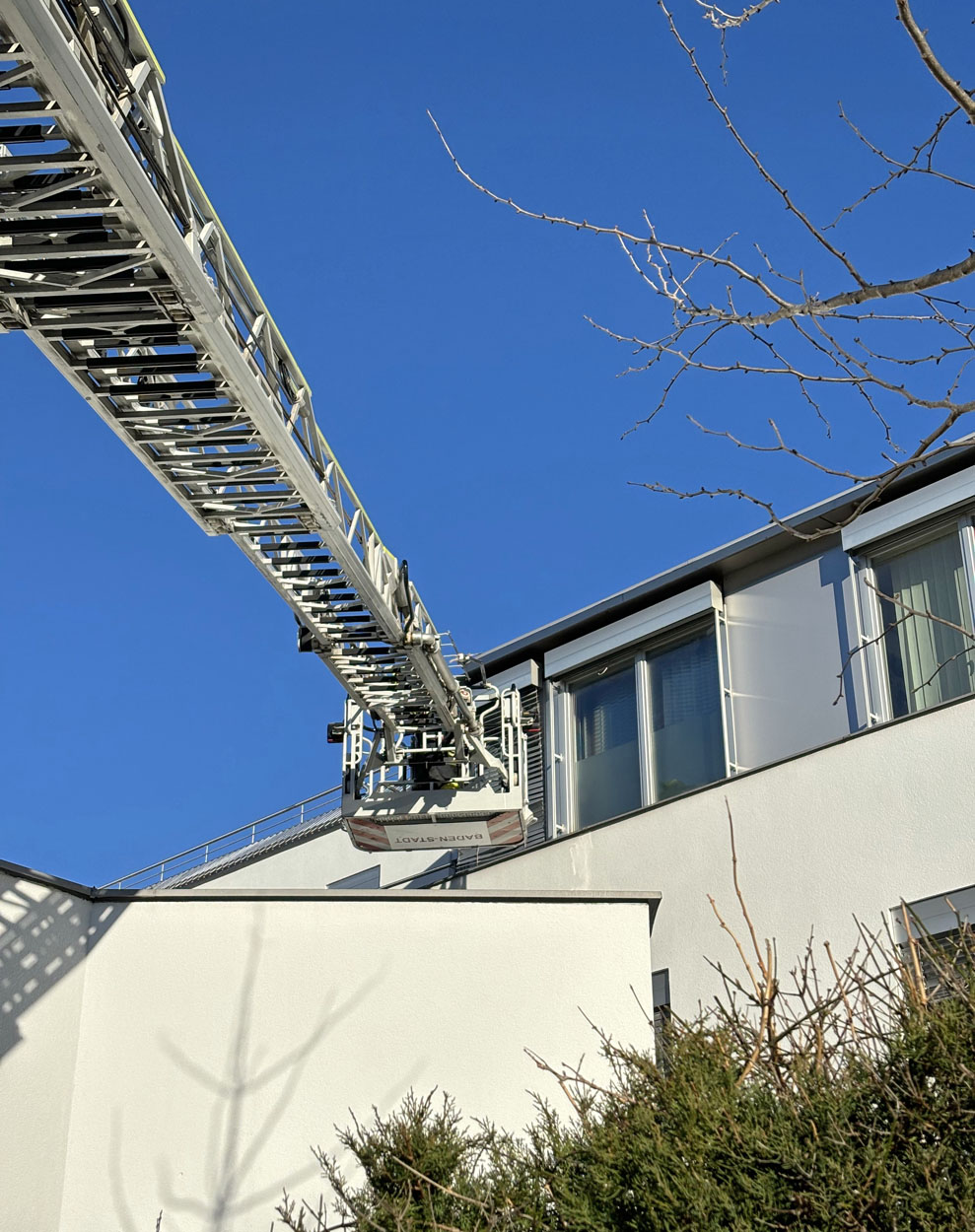 20240104 Sturm über Baden  Foto: Freiwillige Feuerwehr Baden-Stadt