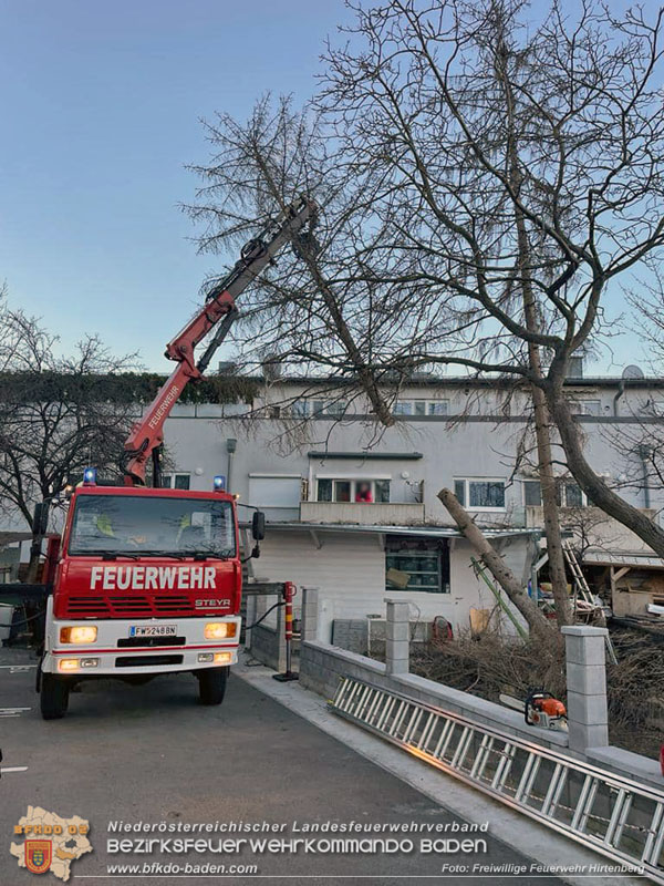 20240104 Sturm über Hirtenberg  Foto: Freiwillige Feuerwehr Hirtenberg