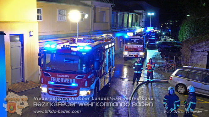 20240107_Saunabrand im Thermalbad Voeslau Foto: Stefan Schneider BFKDO BADEN 20240107_Saunabrand im Thermalbad Voeslau Foto: Stefan Schneider BFKDO BADEN