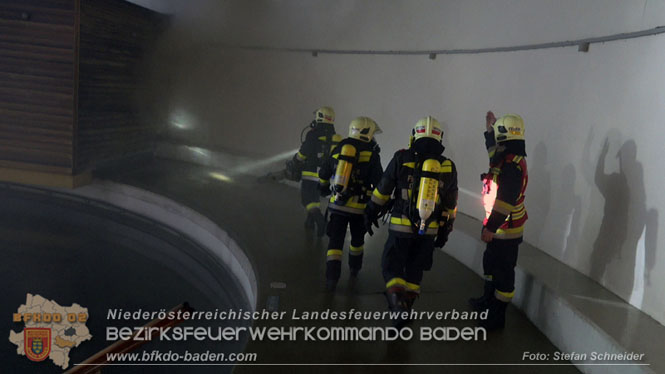 20240107_Saunabrand im Thermalbad Voeslau Foto: Stefan Schneider BFKDO BADEN 20240107_Saunabrand im Thermalbad Voeslau Foto: Stefan Schneider BFKDO BADEN
