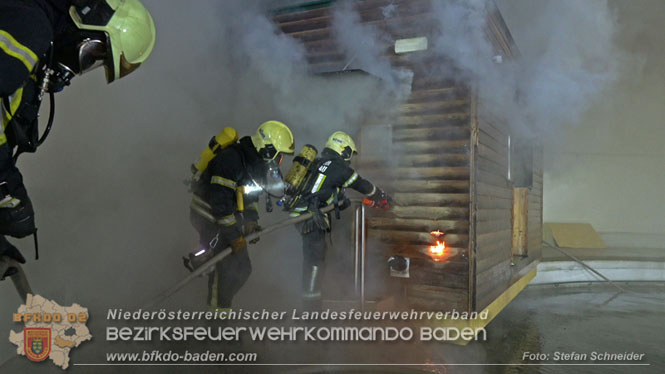 20240107_Saunabrand im Thermalbad Voeslau Foto: Stefan Schneider BFKDO BADEN 20240107_Saunabrand im Thermalbad Voeslau Foto: Stefan Schneider BFKDO BADEN