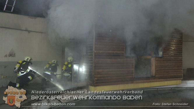 20240107_Saunabrand im Thermalbad Voeslau Foto: Stefan Schneider BFKDO BADEN 20240107_Saunabrand im Thermalbad Voeslau Foto: Stefan Schneider BFKDO BADEN
