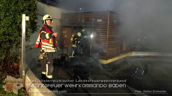 20240107_Saunabrand im Thermalbad Voeslau Foto: Stefan Schneider BFKDO BADEN 20240107_Saunabrand im Thermalbad Voeslau Foto: Stefan Schneider BFKDO BADEN