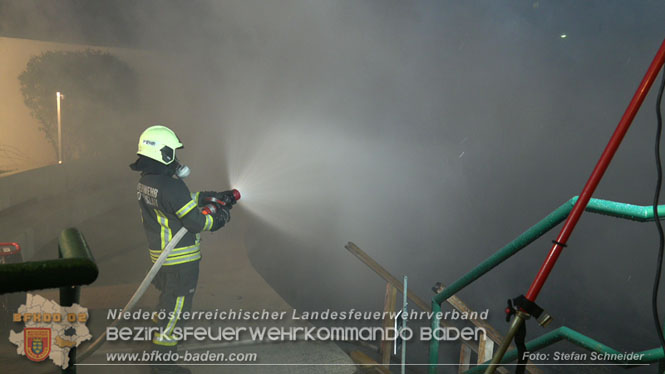 20240107_Saunabrand im Thermalbad Voeslau Foto: Stefan Schneider BFKDO BADEN 20240107_Saunabrand im Thermalbad Voeslau Foto: Stefan Schneider BFKDO BADEN