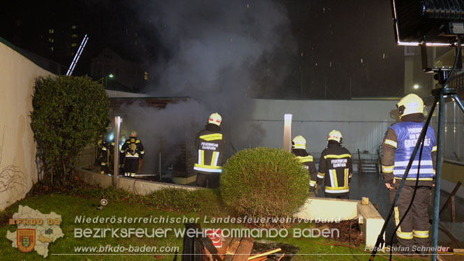 20240107_Saunabrand im Thermalbad Voeslau Foto: Stefan Schneider BFKDO BADEN 20240107_Saunabrand im Thermalbad Voeslau Foto: Stefan Schneider BFKDO BADEN