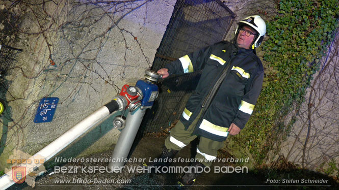 20240107_Saunabrand im Thermalbad Voeslau Foto: Stefan Schneider BFKDO BADEN 20240107_Saunabrand im Thermalbad Voeslau Foto: Stefan Schneider BFKDO BADEN