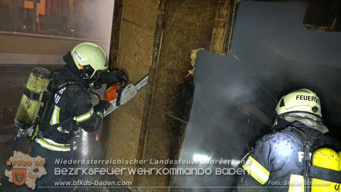 20240107_Saunabrand im Thermalbad Voeslau Foto: Stefan Schneider BFKDO BADEN 20240107_Saunabrand im Thermalbad Voeslau Foto: Stefan Schneider BFKDO BADEN