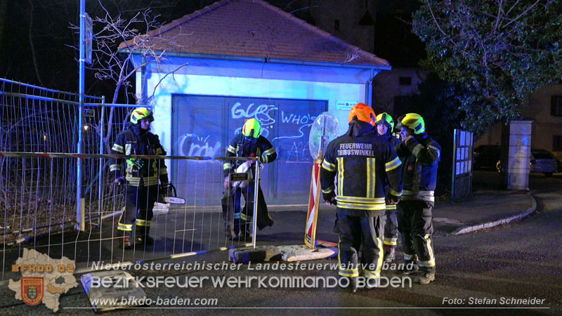 20240123 Sturmschaden - Baum stürzt auf Brückengeländer in Tribuswinkel  Foto: Stefan Schneider