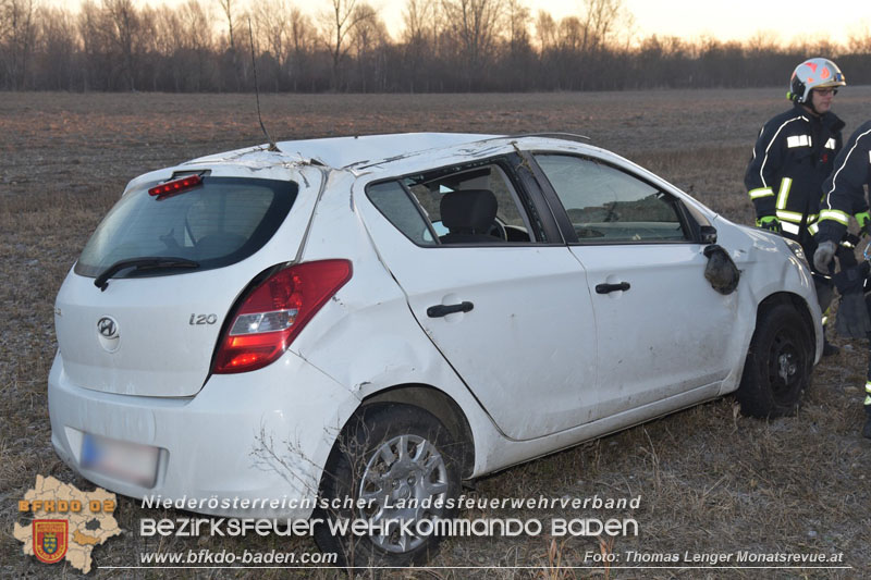 20240130 Fahrzeugüberschlag auf der L168 bei Unterwaltersdorf Foto: Thomas Lenger Monatsrevue.at 20240130 Fahrzeugüberschlag auf der L168 bei Unterwaltersdorf Foto: Thomas Lenger Monatsrevue.at
