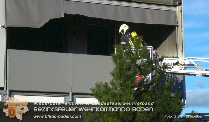 20240203 Brandeinsatz in Bad Voeslau - 3 Todesopfer in der Brandwohnung gefunden   Foto: Stefan Schneider BFKDO BADEN