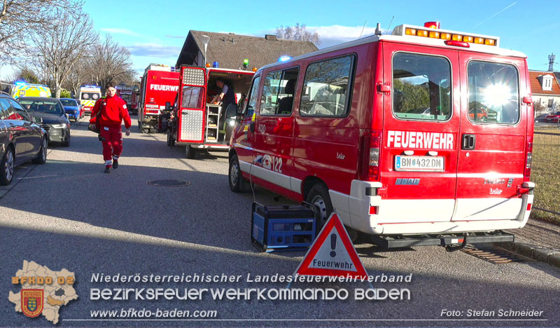 20240203 Brandeinsatz in Bad Voeslau - 3 Todesopfer in der Brandwohnung gefunden   Foto: Stefan Schneider BFKDO BADEN